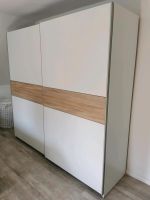 Schlafzimmer Schrank mit Schiebetüren weiß braun Niedersachsen - Hollern-Twielenfleth Vorschau
