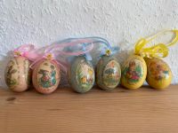 Ostern Deko Ei mit Schleife zum aufhängen - 6er Sortiment Bayern - Würzburg Vorschau