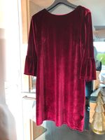 Samtkleid Kleid mit Trompetenärmel rot Größe M Bayern - Straubing Vorschau