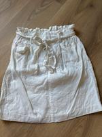 Oui Rock Paperbag Weiß Creme Leinen 34 XS Bayern - Kahl am Main Vorschau