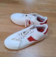 Sneaker Größe 41 weiß-rot Bayern - Gilching Vorschau