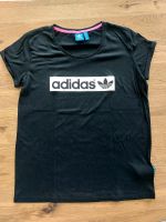 Adidas T-shirt Damen M Schwarz Print Baden-Württemberg - Deggingen Vorschau