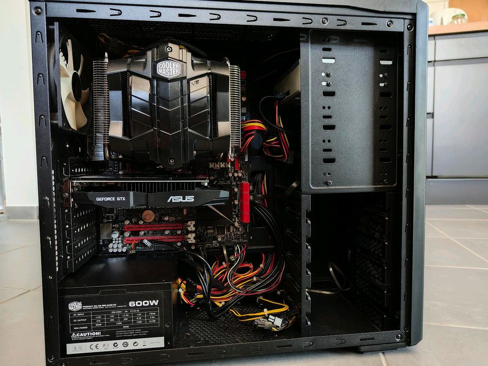 Gaming PC, GeForce 1050 Ti, Asus Crosshair V Formula-Z, AMD 8Core in Rosdorf