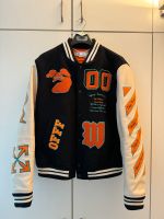 Off-White Leder Varsity College Jacke Frankfurt am Main - Bahnhofsviertel Vorschau