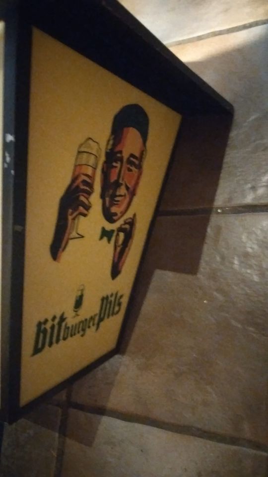 Alte Bitburger Aussenlampe in Wolsfeld