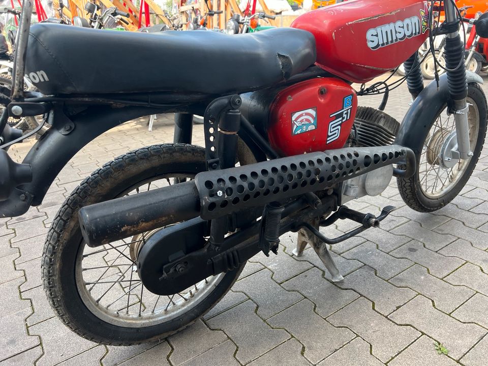 Simson S50 S50B1 1977 3-Gang Moped Mofa Roller B78 in Osterweddingen