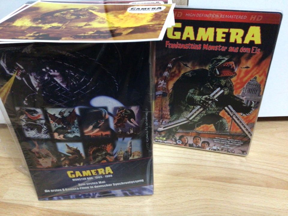 Gamera Box—Varan—Frankensteins Monster—4 Steelbooks + Postkarten in Berlin