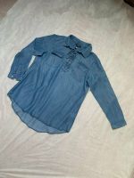 Allen B. Tunika Langarmshirt Hemd Gr. 40 Blau Denim Freizeit Niedersachsen - Bad Essen Vorschau