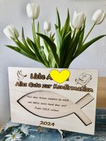 Geschenk für Konfirmation, Kommunion, Geburtstag aus Holz 30x20cm Niedersachsen - Stelle Vorschau