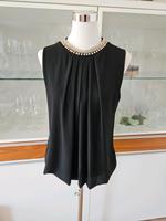 My Haileys geraffte ärmellose Bluse Strass Metall Kragen Nordrhein-Westfalen - Goch Vorschau