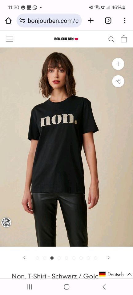 Bonjour Ben T-Shirt "non" in Gr. M. Neu und OVP in Edewecht - Friedrichsfehn