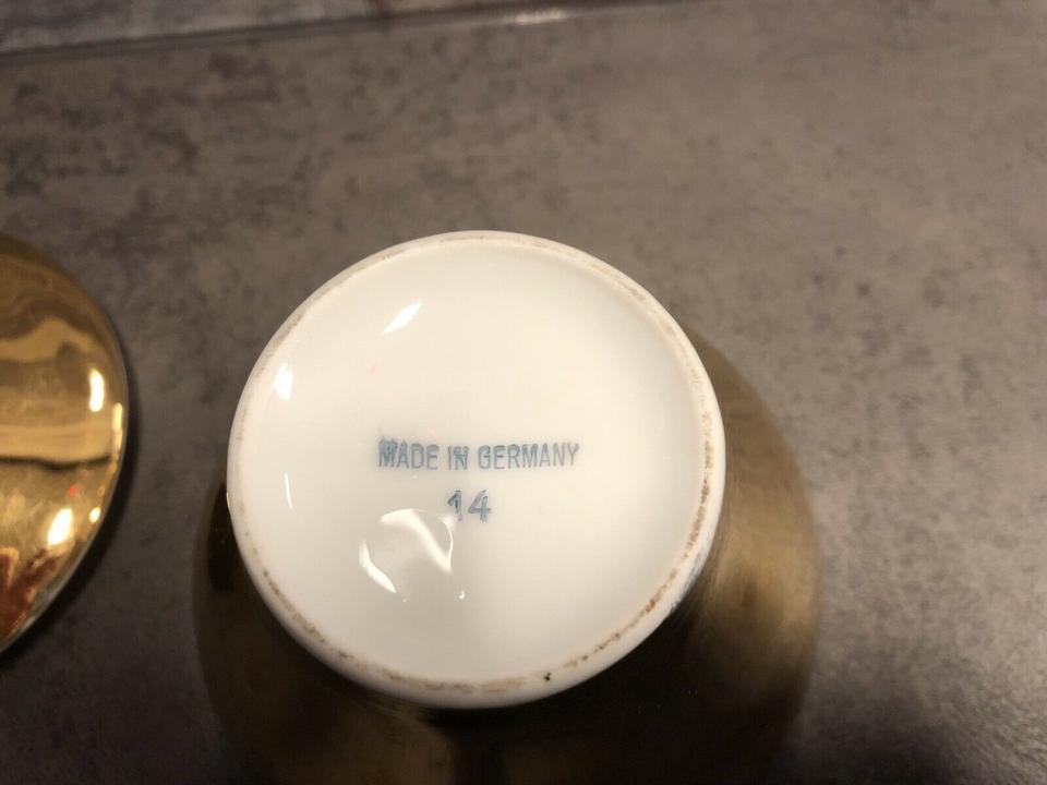 Teeservice goldfarbig aus Omas Vitrine Bareuther 100 Jahre in Dortmund