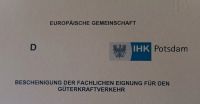 Externer Verkehrsleiter/ EU- Lizenz gewerbl. Güterkraftverkehr Brandenburg - Oranienburg Vorschau