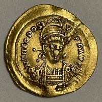 Goldmünze Solidus – THEODOSIUS II. Flavius (402.-450) Constantin. Bayern - Gilching Vorschau