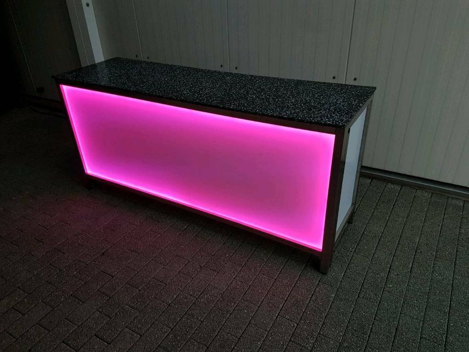 Verleih Klapptheke LED mobile Theke mit LED Front in Werne