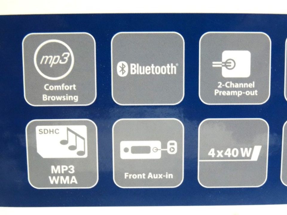 Blaupunkt Milano 170 BT Autoradio schwarz Bluetooth TOP Zustand in Neuenkirchen