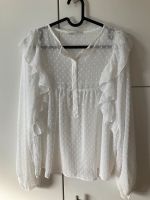 PULL&BEAR Bluse transparent, Gr.S, weiß, sehr gut erhalten Nordrhein-Westfalen - Harsewinkel Vorschau