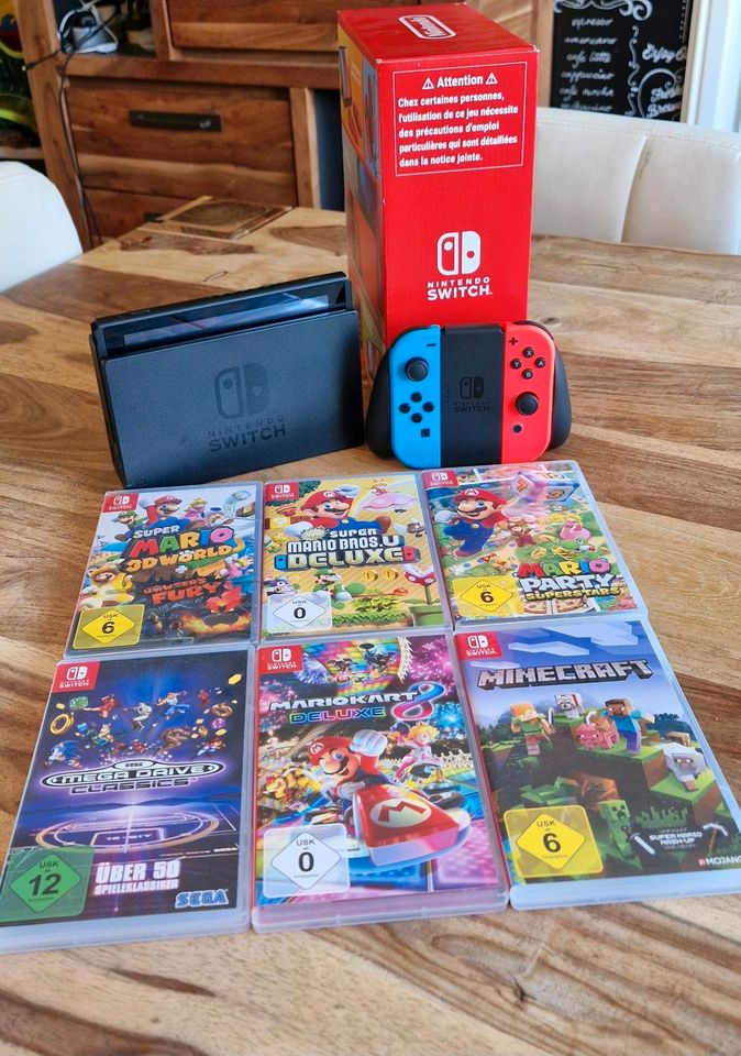 ⭐️ Nintendo Switch V2 +  ein Spiel nach Wahl Topzustand in Syke