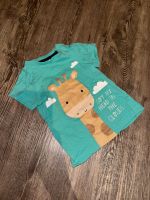 T-Shirt grün Giraffe junge Gr 80 C&A Brandenburg - Zehdenick Vorschau