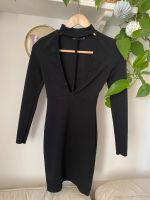 Boohoo Petite Kleid schwarz XXS Ausschnitt 32 Mitte - Wedding Vorschau