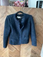 Boucle Jacke Blazer IRO dunkelblau schwarz Gr. 34 Frankfurt am Main - Sachsenhausen Vorschau