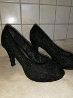 Damenschuhe Sandale - Sandalette - High Heels - Größe 39 schwarz Niedersachsen - Niemetal Vorschau