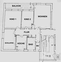 79 m2 Mietwohnung | 4-Zimmer-Wohnung 2. OG mit Balkon in Neunburg Bayern - Neunburg Vorschau