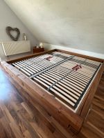 Schlafzimmer Bett 190x200Lattenroste und Nachtschränke echtholz Berlin - Treptow Vorschau