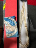 Halskette mit Perlen und 585 er Gold Nordrhein-Westfalen - Bergheim Vorschau