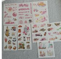 8 Blätter Kawaii Washi Papier Sticker/Aufkleber, Japan, Scapbook Schleswig-Holstein - Neumünster Vorschau