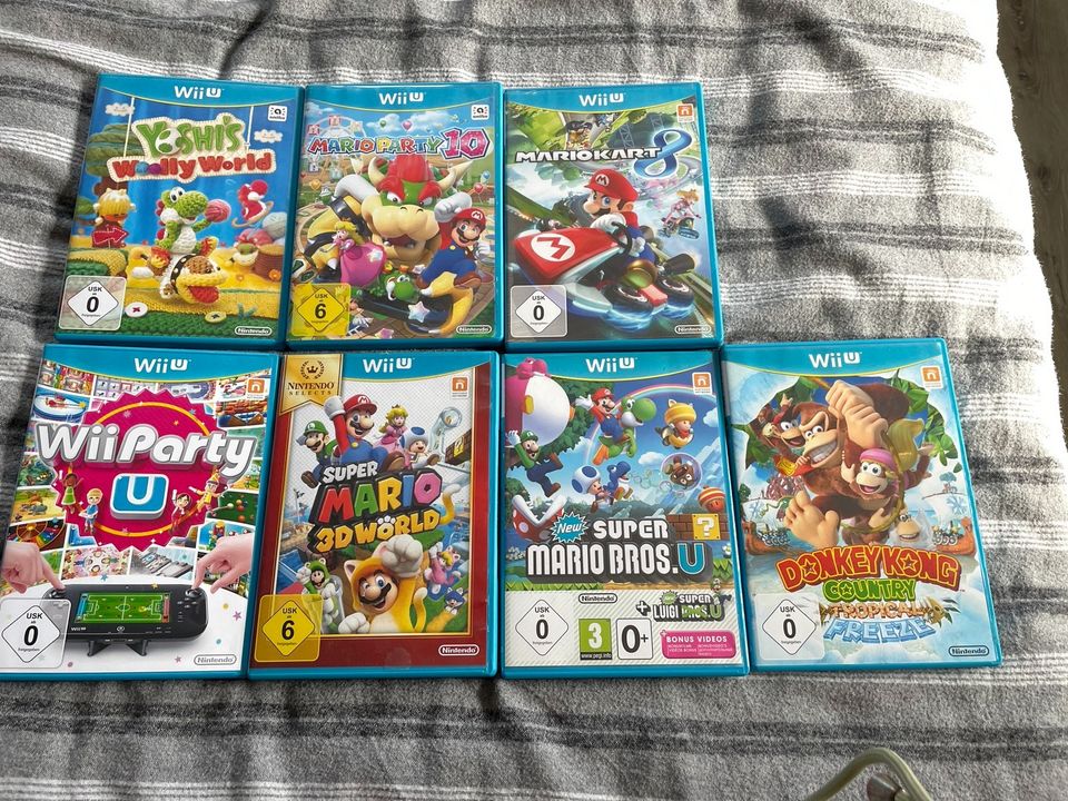 Wii U mit 7 Spiele in Herborn