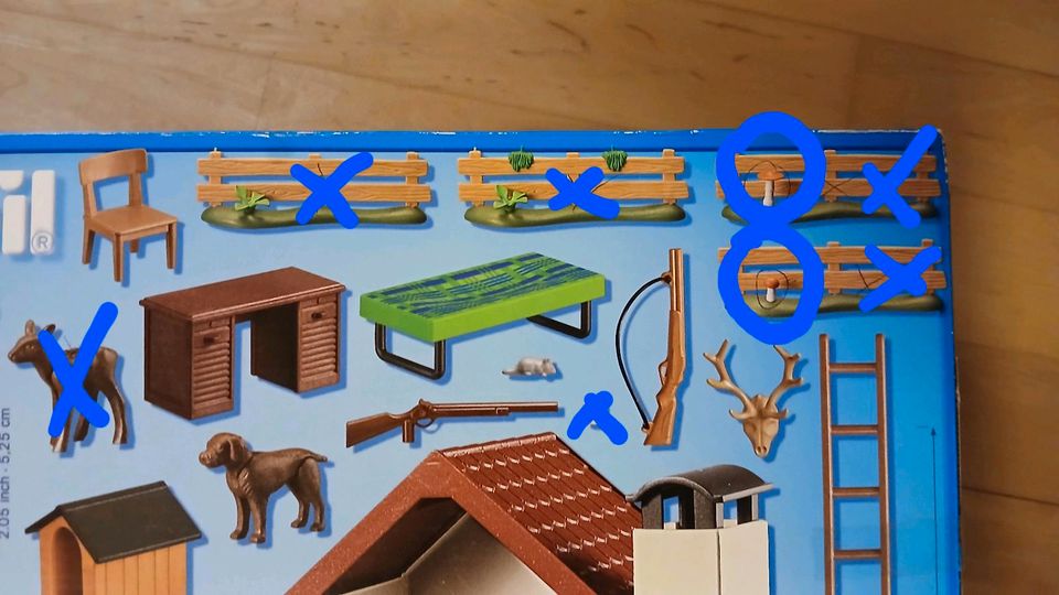 Playmobil Forsthaus Tiere Pflege 6811 in Eschershausen