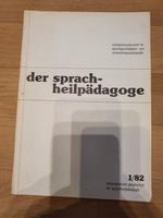 Buch Heft Der Sprachheilpädagoge 1/82 Fachzeitschrift Sachsen-Anhalt - Halle Vorschau