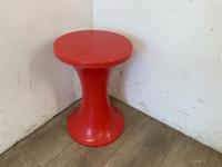 #A DDR Space Age Tulpenhocker rot Anett Vollplast Beistelltisch Sachsen - Burgstädt Vorschau