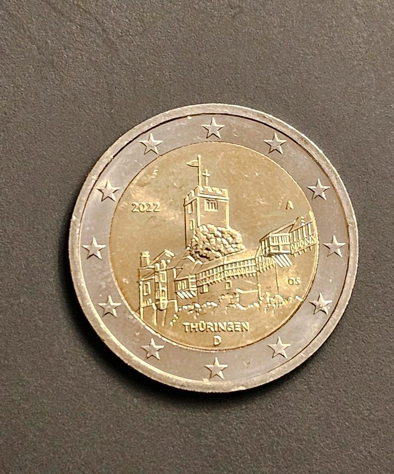 Div. 2 Euro Münzen Sammler Hamburg Thüringen 30 50 Jahre in Leipzig
