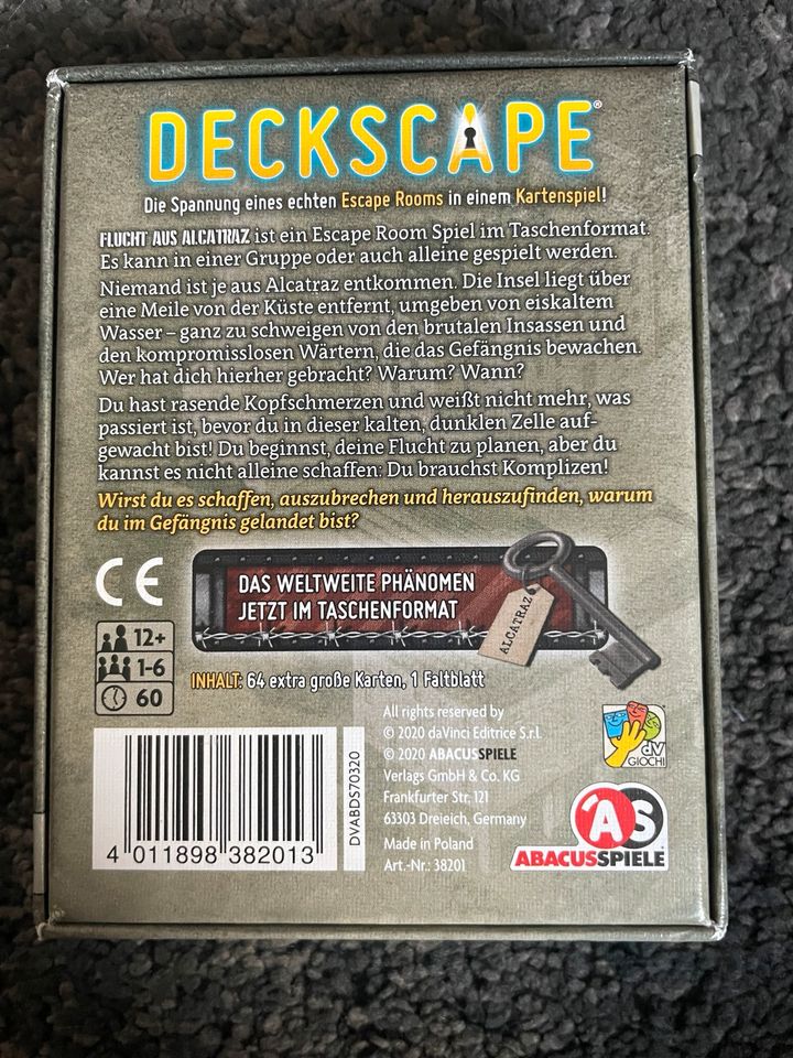 Escape Room Spiel, Deckscape in Burgwedel