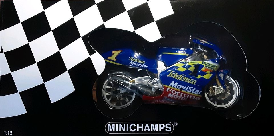 Minichamps 1:12 Moto GP 2000-2001 Suzuki, Kenny Roberts in Dieburg