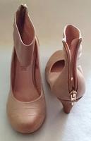 Pumps 5th Avenue Leder 41 Beige Az. 10cm Schnalle Reißverschluss Schleswig-Holstein - Lübeck Vorschau