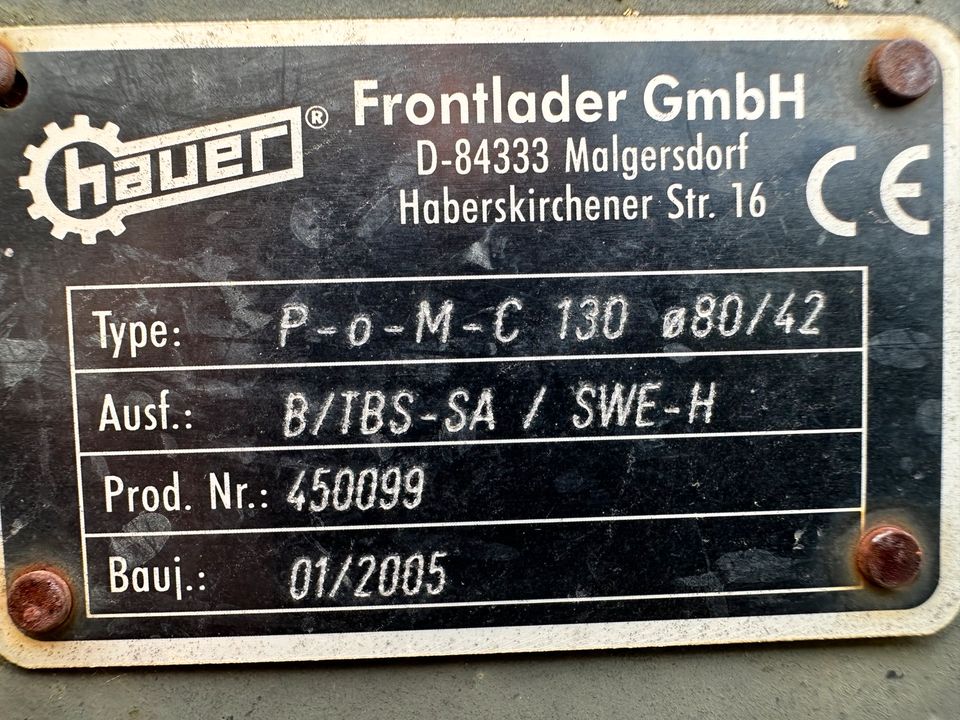 Hauer PoMC130 Frontlader Doppstadt trac 3 Funktion inkl, Konsolen in Dautphetal