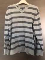 Tommy Hilfiger Pullover / Sweatshirt in grau / schwarz gestreift Hessen - Niederaula Vorschau