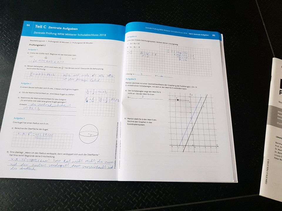 Finale Prüfungstraining Mathematik 2021 mittlerer Schulabschluss in Warendorf