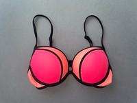 Censored New Yorker Push up Bikini Top Neon Pink Orange S M 36 38 Berlin - Charlottenburg Vorschau