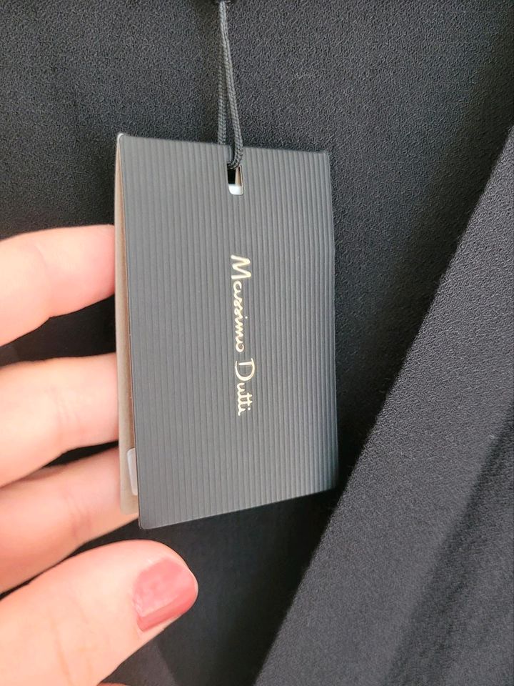 Massimo Dutti Kleid, neu, schwarz Gr. XS 34 edel, langarm in Hamburg