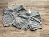 WIE NEU Setpreis Short kurze Hose 104 grau Häkelspitze Thüringen - Kindelbrück Vorschau