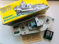DDR Küstenschutzboot KSB 73 mit Motor VEB Spielzeugland Sachsen - Olbernhau Vorschau