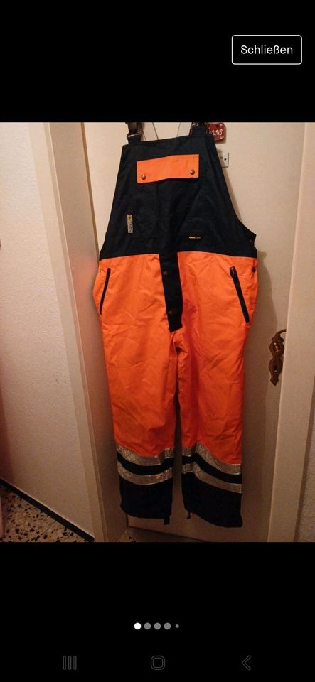 Viking Winter-Latzhose XXL Regenhose, Offshore Arbeitshose in Vaalermoor 