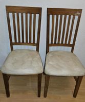 4 sehr gute Stühle aus Holz und Velours Sachsen-Anhalt - Bernburg (Saale) Vorschau