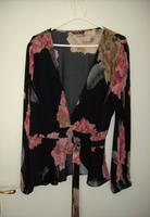 Wickelbluse schwarz-altrosa-taupe von Shein Curve Aubing-Lochhausen-Langwied - Aubing Vorschau