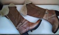 Lederstiefel Braun Gr. 40 Lammfellgefüttert Thüringen - Meiningen Vorschau