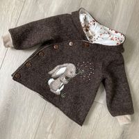 Wollwalk Jacke Hase Pusteblume Gr.86 Nordrhein-Westfalen - Freudenberg Vorschau